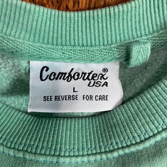 Oversized Breckenridge Sweatshirt-- size L-- mint green - Picture 4 of 5